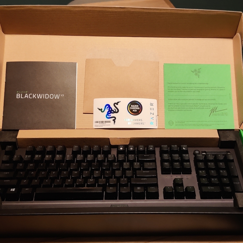 Razer Blackwidow v3 keyboard